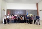 SATGAS PAMTAS YONKAV 3/AC HADIRI RAPAT MONITORING DAN EVALUASI PLBN BADAU SERTA PROGRAM PENGEMBANGAN EKONOMI KAWASAN PERBATASAN